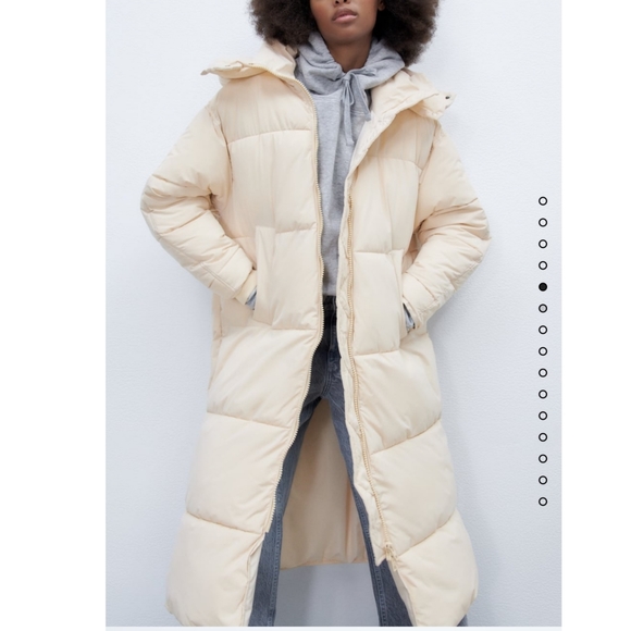 Zara Jackets & Coats Nwt Zara Extra Long Water Repellent Puffer